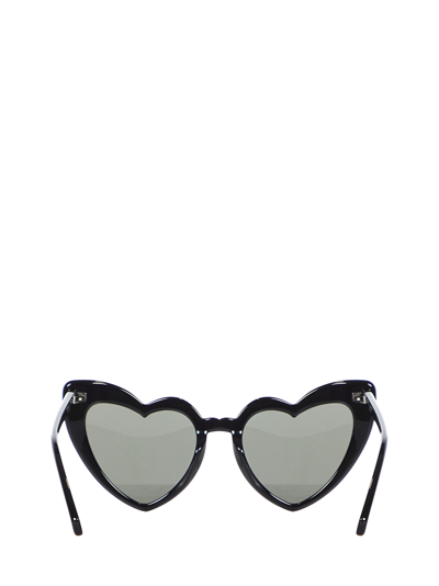 Shop Saint Laurent New Wave Sl 181 Loulou Sunglasses In Black