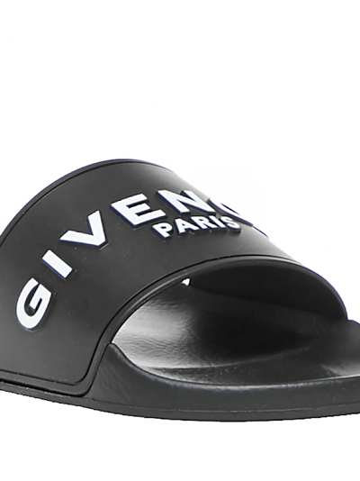 Shop Givenchy Slide Sandals In Black