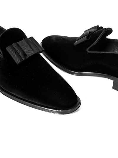 Shop Dsquared2 Ubaldo Loafers In Black