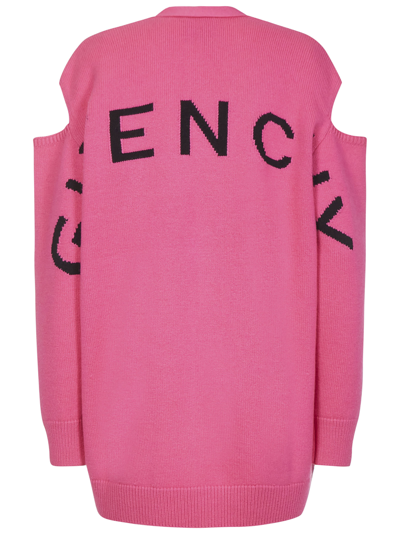 Shop Givenchy Cardigan In Pink