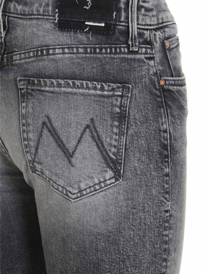 Shop Mother The Kick It Jeans In Gray