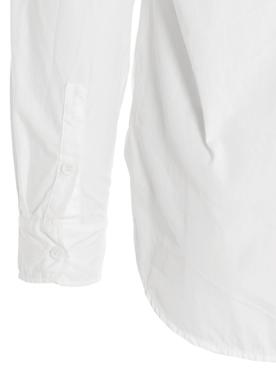 Shop Yohji Yamamoto Big Chain Shirt In White