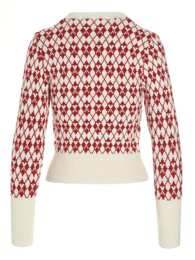Shop Ami Alexandre Mattiussi Patterned Sweater In Multicolor