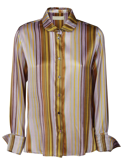 Shop Momoní Roverella Shirt In Lilac/multicolor