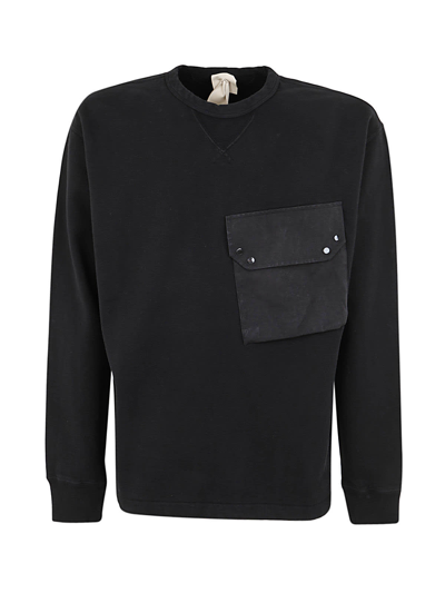 Shop Ten C Round Neck Sweater In Black