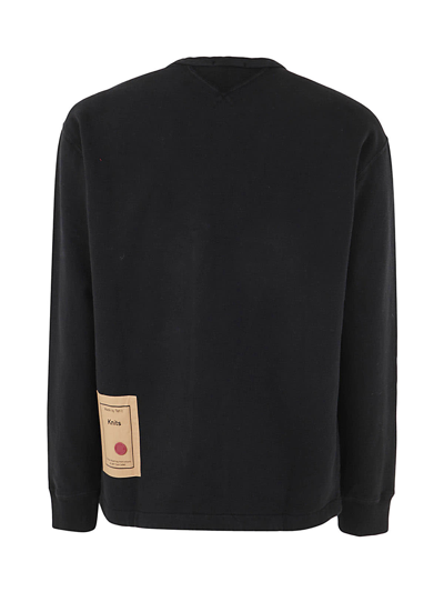 Shop Ten C Round Neck Sweater In Black