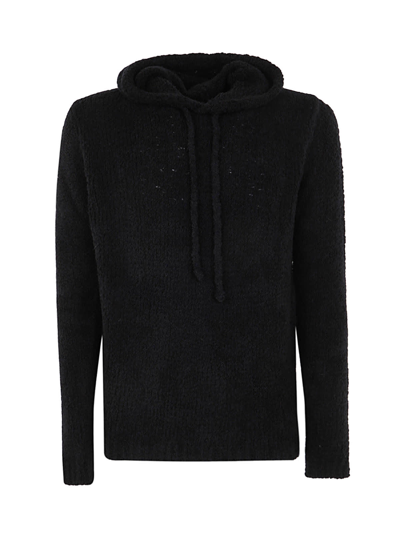 Shop Ten C Hooded Pullover In Black