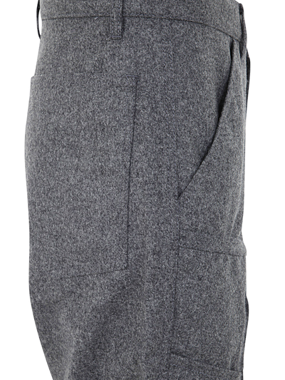 Shop Comme Des Garçons Shirt Mens Pants Woven In Grey
