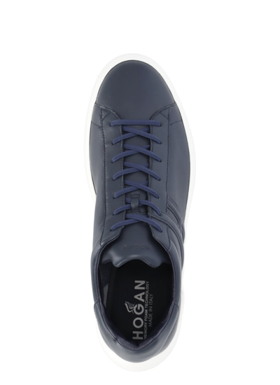 Shop Hogan H580 Sneakers In Blue