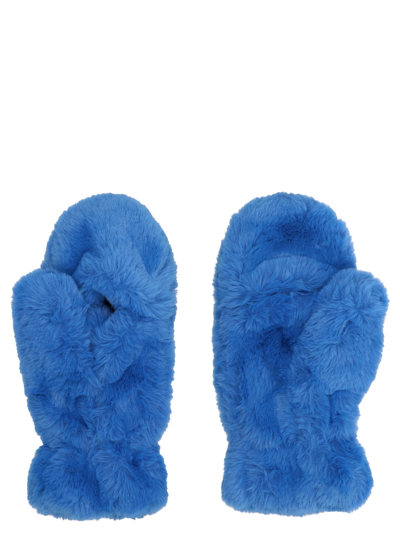 Shop Apparis Ariel Gloves In Blue