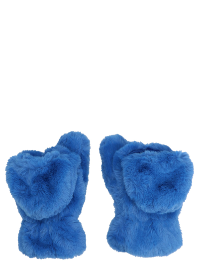 Shop Apparis Ariel Gloves In Blue