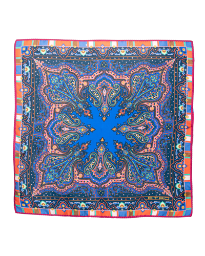 Shop Etro Pocket Handkerchief In Blu