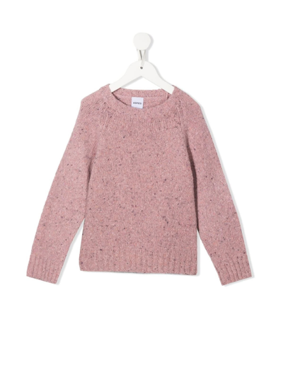 Shop Aspesi Tricot Sweater In Rose Pink