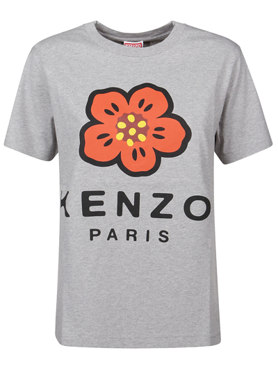 Shop Kenzo Loose T-shirt In Gris Perle