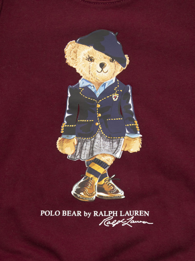 Shop Polo Ralph Lauren Polo Bear Sweatshirt In Vine