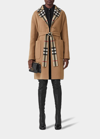 double faced reversible coat