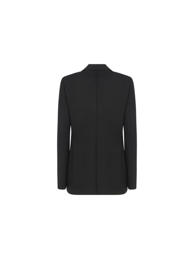 Shop Givenchy Women's Black Other Materials Outerwear Jacket