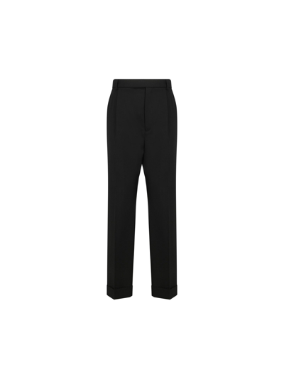 Shop Saint Laurent Women's Black Other Materials Pants