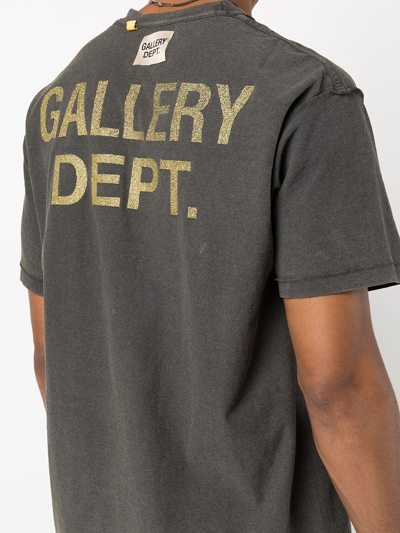 Gallery Dept. Logo-print Cotton T-shirt In Black | ModeSens