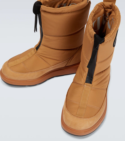 Shop Canada Goose Crofton Fold-down Boots In Sandalwood/camel