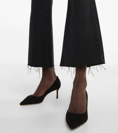 Jimmy Choo Romy 60 Pumps In Navy Blue Suede In Blue