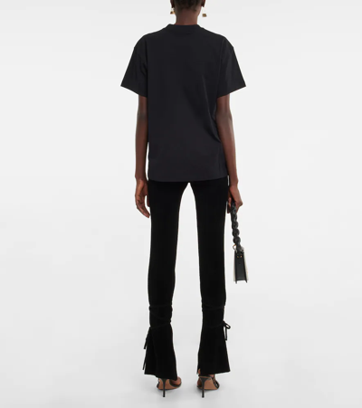 Shop Jacquemus Le T-shirt Sacs Printed T-shirt In Print Multi Bag Black