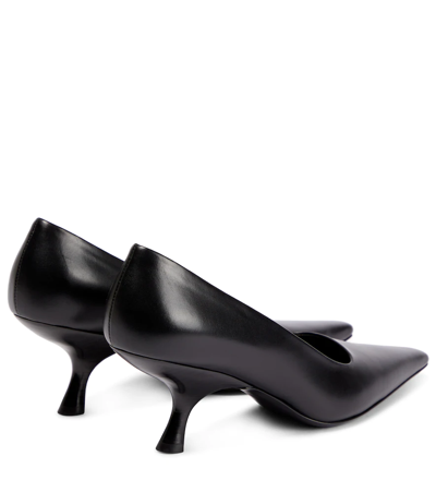 Shop The Row Kitten Leather Pumps In Black