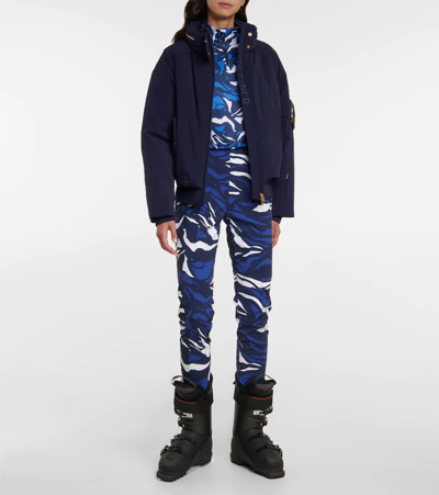 Shop Bogner Elaine Printed Ski Leggings In 466