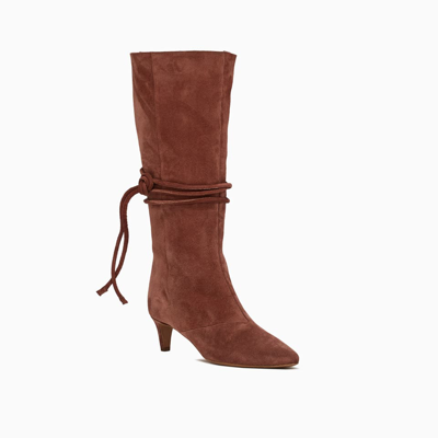 Shop Forte Forte Boots In Suede In Caju