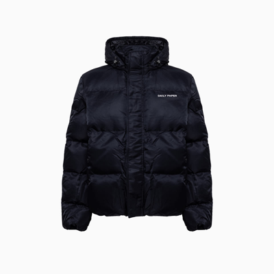 Shop Daily Paper Epuffa Puffer Jacket In Black