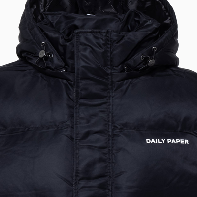 Shop Daily Paper Epuffa Puffer Jacket In Black