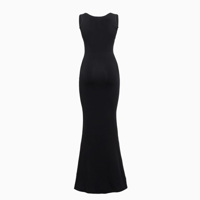 Shop Vivienne Westwood Long Liz Jersey Dress In Black