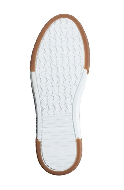 Shop Karl Lagerfeld Suede Croc Embossed High-top Sneaker In Cognac