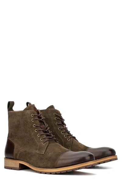 Shop Vintage Foundry Seth Cap Toe Boot In Brown