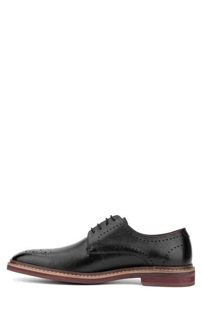 Shop Vintage Foundry Smith Brogue Leather Derby In Black