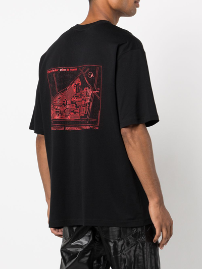 Shop Song For The Mute Men Logo Oversized Tee In Black
