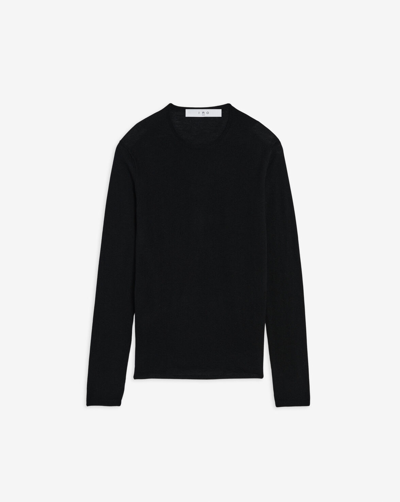 Shop Iro Olween Fine Wool Sweater In Black