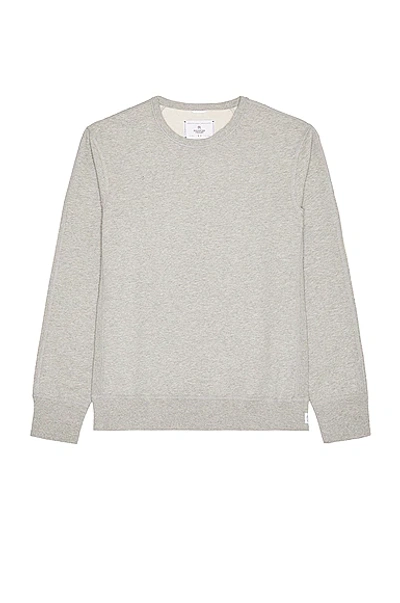 Shop Reigning Champ Crewneck Midweight Terry In H.grey