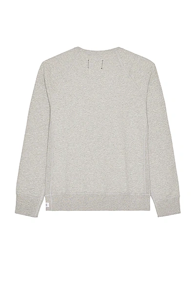Shop Reigning Champ Crewneck Midweight Terry In H.grey