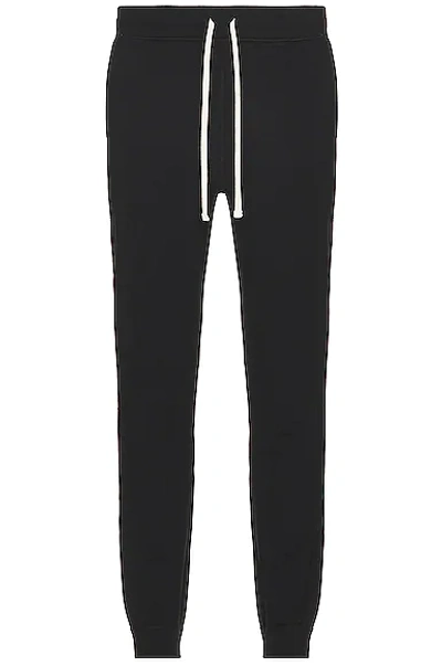 Shop Reigning Champ Slim Pant Midweight Terry In Black