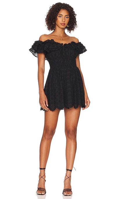 Shop Tularosa Casey Mini Dress In Black