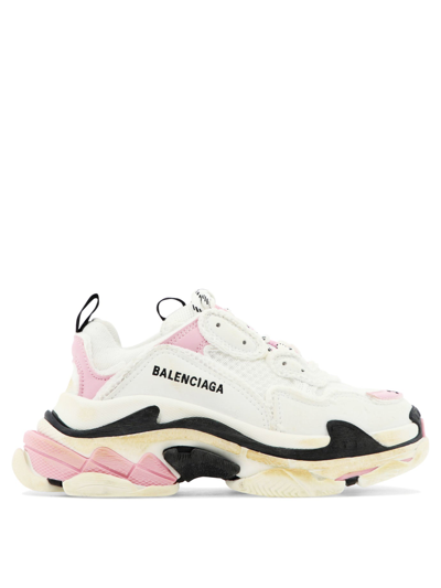 Balenciaga Triple S Sneaker In White Pink Black | ModeSens