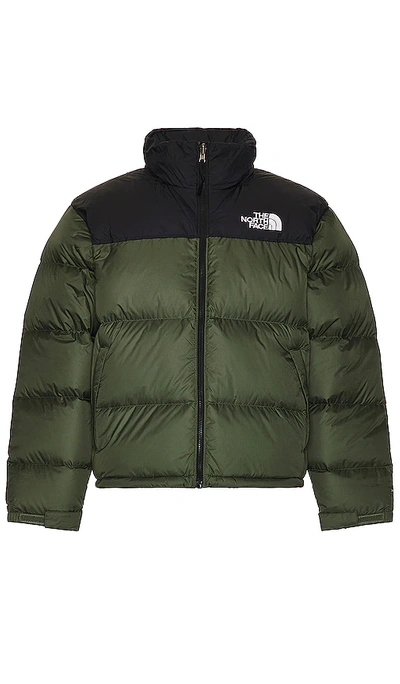 The North Face 1996 Retro Nuptse Puffer Jacket In Dark Green