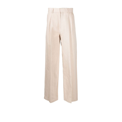 Shop Commas Neutral Tailored Trousers In Neutrals