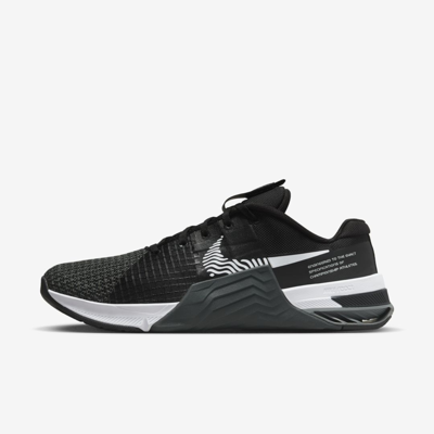 Shop Nike Men's Metcon 8 Workout Shoes In Black