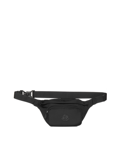 Shop Moncler Belt Bag In Black