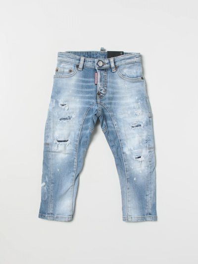 Shop Dsquared2 Junior Jeans  Kids Color Blue