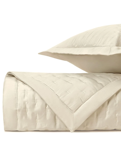 Shop Home Treasures Fil Coupe Quilted King Coverlet & Shams Set In Ivory