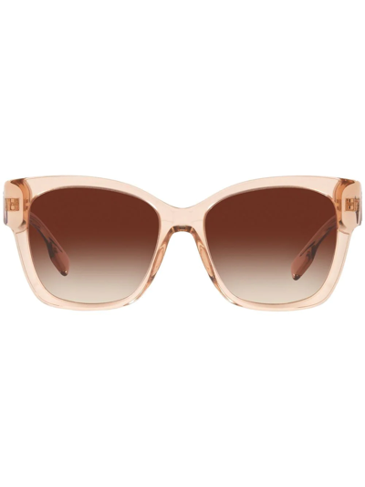 Shop Burberry Eyewear Ruth Square-frame Sunglasses In Rosa