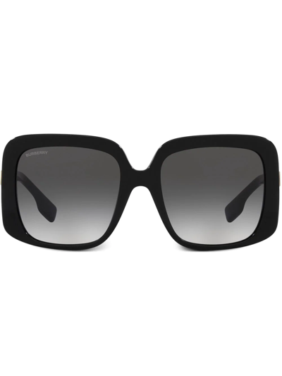 Shop Burberry Eyewear Penelope Square-frame Sunglasses In Schwarz